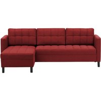 Ludo Universal Corner Sofa Bed, red