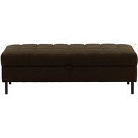 Ludo Footstool with Storage, brown