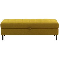 Ludo Footstool with Storage, mustard