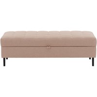 Ludo Footstool with Storage, pastel pink
