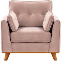 Farrow Armchair, lilac, Leg colour: aveo