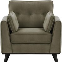 Farrow Armchair, grey, Leg colour: black