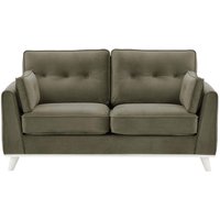 Farrow 2 Seater Sofa, grey, Leg colour: white