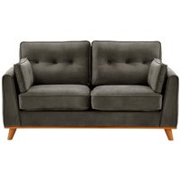 Farrow 2 Seater Sofa, graphite, Leg colour: aveo