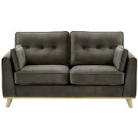 Farrow 2 Seater Sofa, graphite, Leg colour: wax black