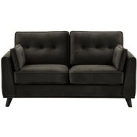 Farrow 2 Seater Sofa, black, Leg colour: black