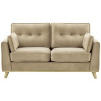 Farrow 2 Seater Sofa, mink, Leg colour: wax black
