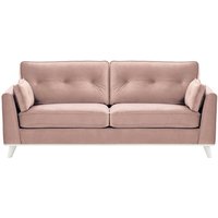 Farrow 3 Seater Sofa, lilac, Leg colour: white