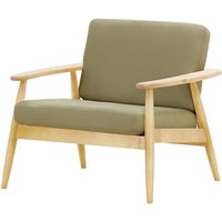 Demure Aqua Garden Armchair, beige, Leg colour: 8001 like oak