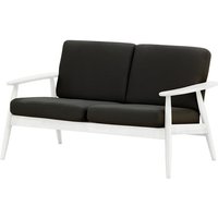 Demure Aqua 2 Seater Garden Sofa, black, Leg colour: 8035 white