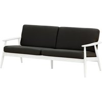 Demure Aqua 3 Seater Garden Sofa, black, Leg colour: 8035 white