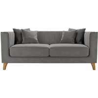 Barra 2 Seater Sofa, grey, Leg colour: aveo