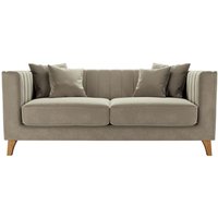 Barra 2 Seater Sofa, mink, Leg colour: aveo