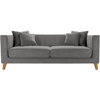 Barra 3 Seater Sofa, grey, Leg colour: aveo