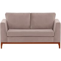 Gosena Wood 2 Seater Sofa, lilac, Leg colour: aveo