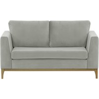 Gosena Wood 2 Seater Sofa, silver, Leg colour: wax black
