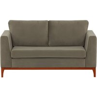 Gosena Wood 2 Seater Sofa, grey, Leg colour: aveo