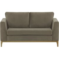 Gosena Wood 2 Seater Sofa, grey, Leg colour: wax black