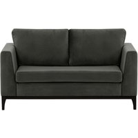 Gosena Wood 2 Seater Sofa, graphite, Leg colour: black