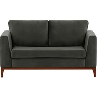 Gosena Wood 2 Seater Sofa, graphite, Leg colour: dark oak