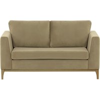 Gosena Wood 2 Seater Sofa, mink, Leg colour: wax black