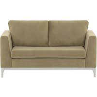 Gosena Wood 2 Seater Sofa, mink, Leg colour: white