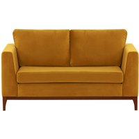 Gosena Wood 2 Seater Sofa, V 33 - Rust, Leg colour: black