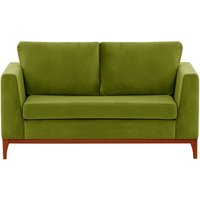 Gosena Wood 2 Seater Sofa, olive green, Leg colour: aveo