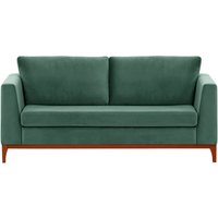 Gosena Wood 2,5 Seater Sofa, dirty blue, Leg colour: aveo
