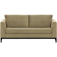 Gosena Wood 2,5 Seater Sofa, mink, Leg colour: black