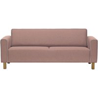 Liva 3 Seater Sofa, pastel pink
