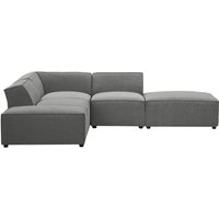 Mojo Modular Corner Sofa, dark red