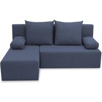 Novel Corner Sofa Bed With Storage, blue