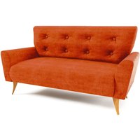 Diva 3 Seater Sofa, orange