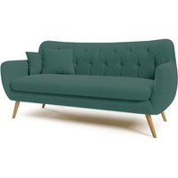 Revive 3 Seater Sofa, turquoise