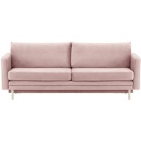 Lioni Sofa Bed with Storage, lilac, Leg colour: white