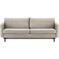 Lioni Sofa Bed with Storage, silver, Leg colour: black