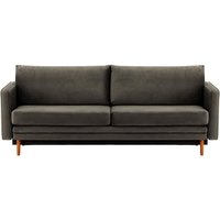 Lioni Sofa Bed with Storage, graphite, Leg colour: aveo
