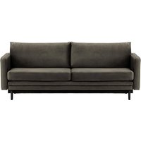 Lioni Sofa Bed with Storage, graphite, Leg colour: black