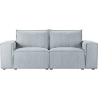 Charles 2 Seater Sofa, Poso 55 - light gray
