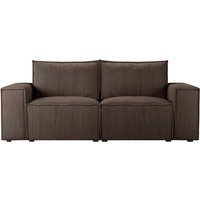 Charles 2 Seater Sofa, Poso 6 - brown
