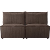 Charles 2 Seater Modular Unit (2CP), Poso 6 - brown
