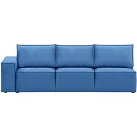 Charles 3 Seater LHF Corner Modular Unit (3L), blue