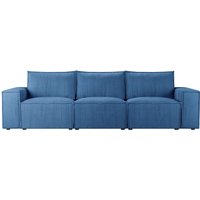 Charles 3 Seater Sofa, Poso 5 - blue
