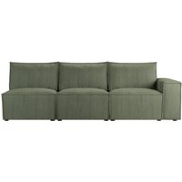 Charles 3 Seater RHF Corner Modular Unit (3R), Poso 46 - khaki