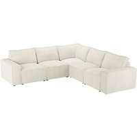 Charles Large Modular Corner Sofa, Poso 38 - yellowish cream