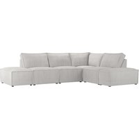 Charles Modular 5-Piece Corner Sofa Group, Poso 100 - cream