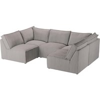 Charles U-Shaped Modular Sofa, Poso 3 - beige