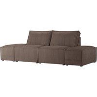 Charles 3-Piece Modular Sofa, Poso 6 - brown