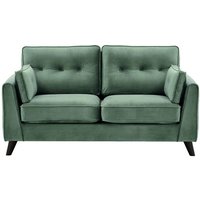 Magnus 2 Seater Sofa, dirty blue, Leg colour: black